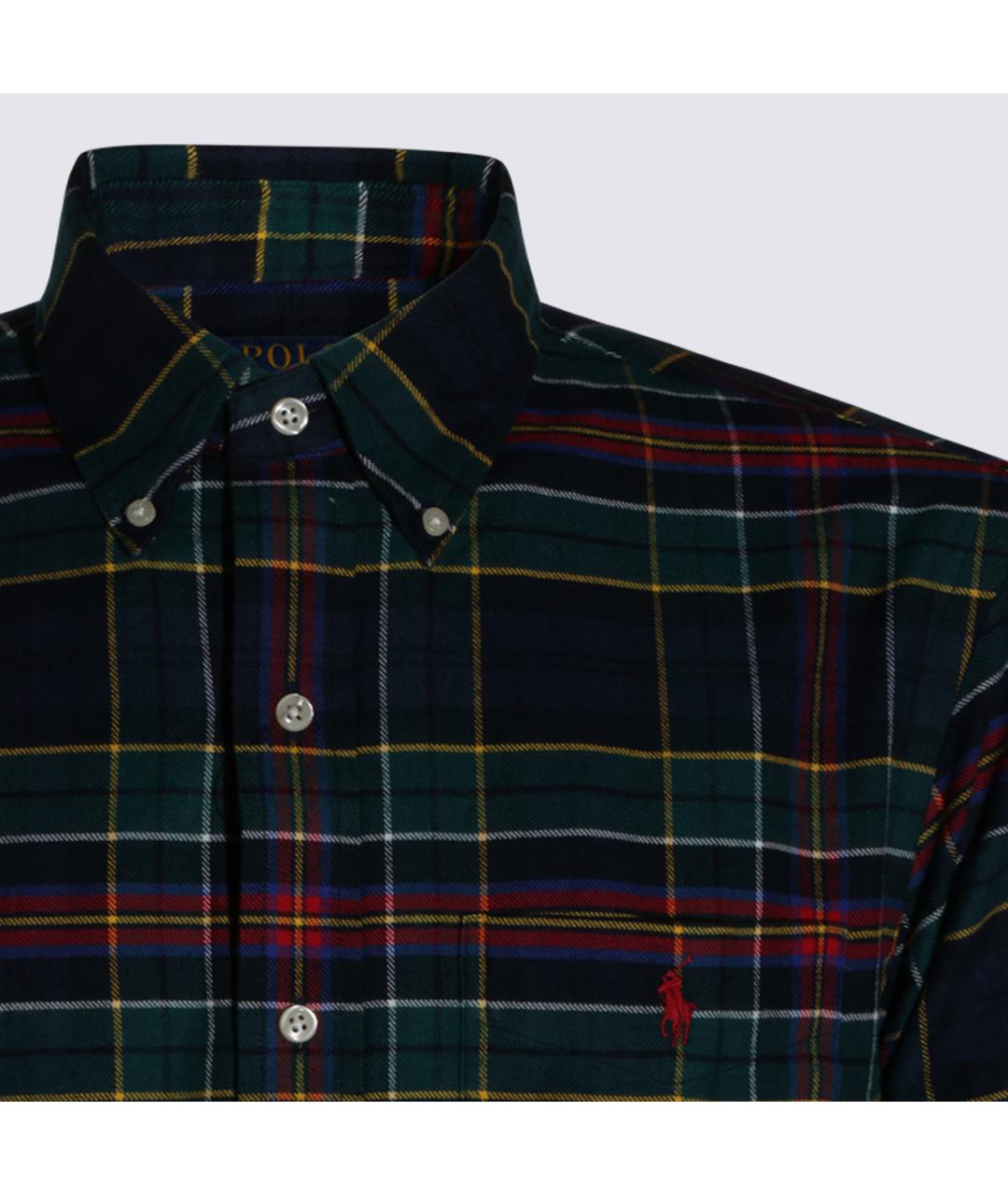 POLO RALPH LAUREN Мульти хлопко-полиэстеровая кэжуал рубашка, фото 4
