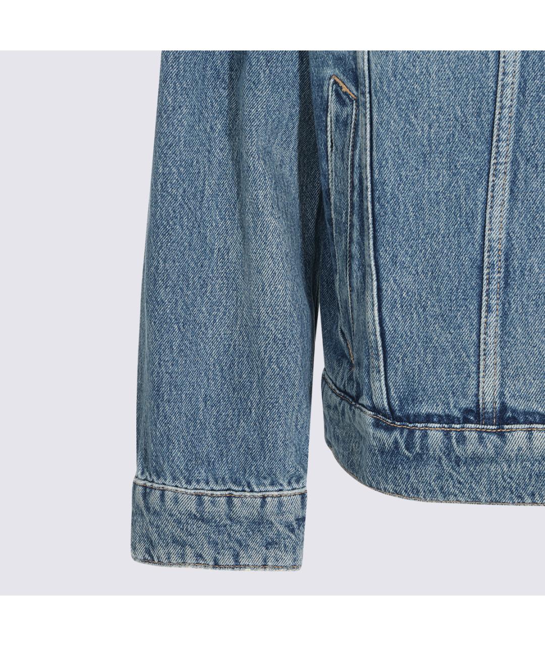 RAG & BONE Голубая хлопковая куртка, фото 4