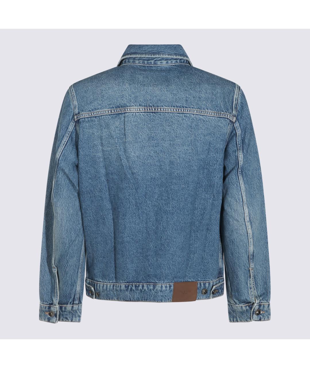 RAG & BONE Голубая хлопковая куртка, фото 2