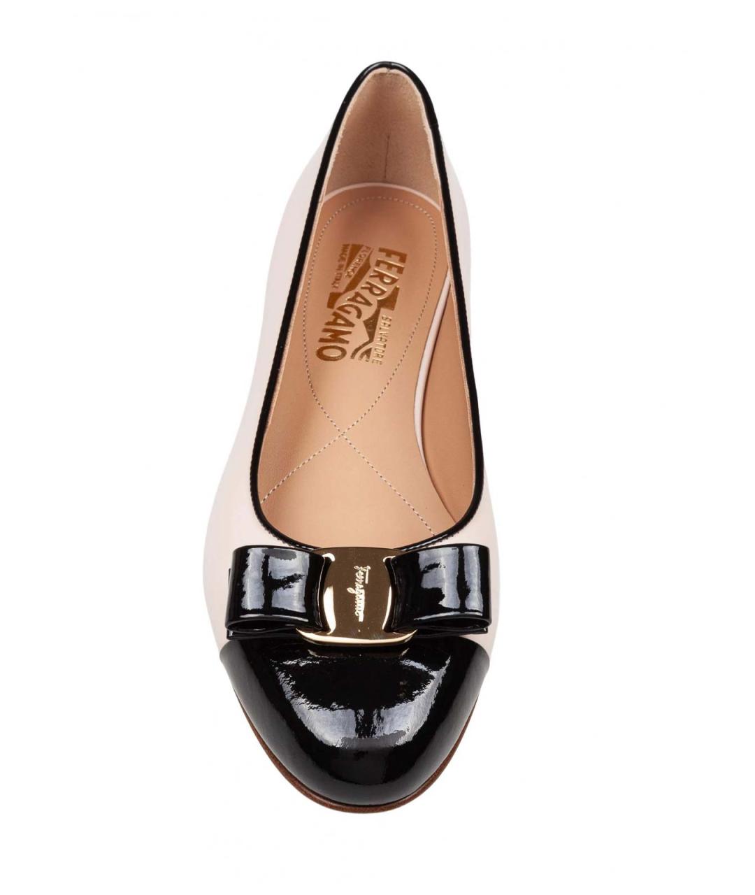 FERRAGAMO Мульти кожаные балетки, фото 3