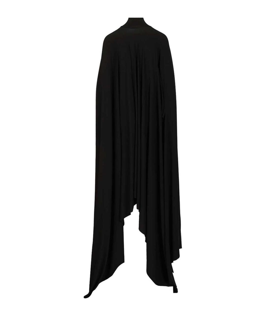 BALENCIAGA Черное вискозное коктейльное платье, фото 2