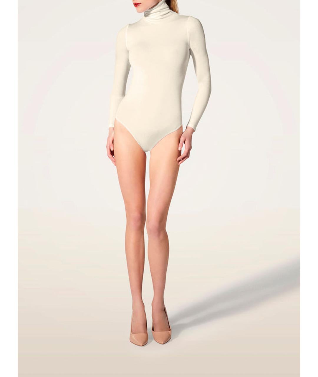 WOLFORD Бежевое хлопковое боди, фото 2