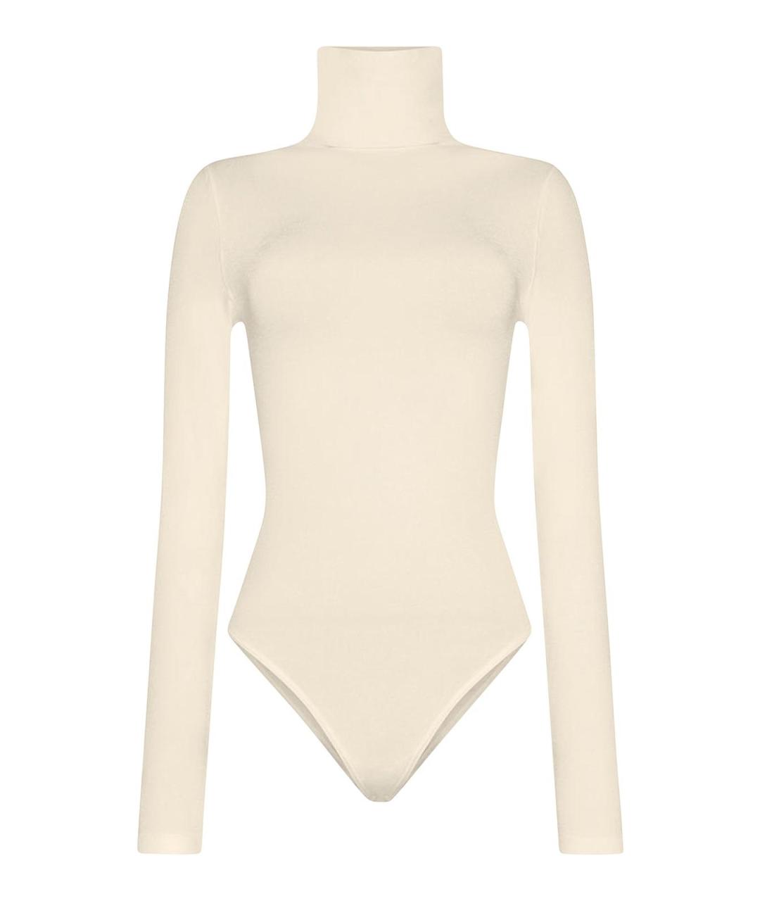 WOLFORD Бежевое хлопковое боди, фото 1