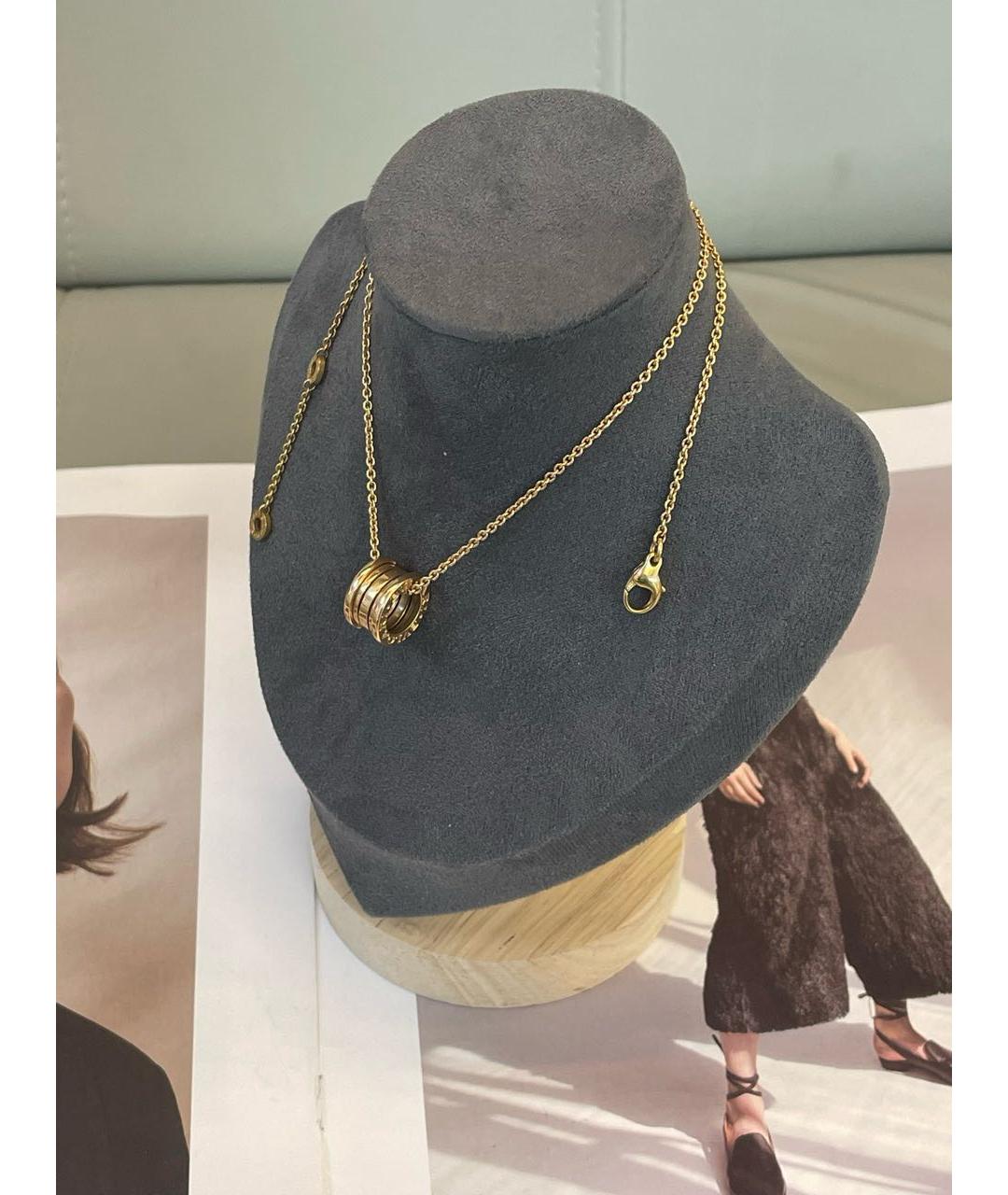 BVLGARI Золотое колье из розового золота, фото 2