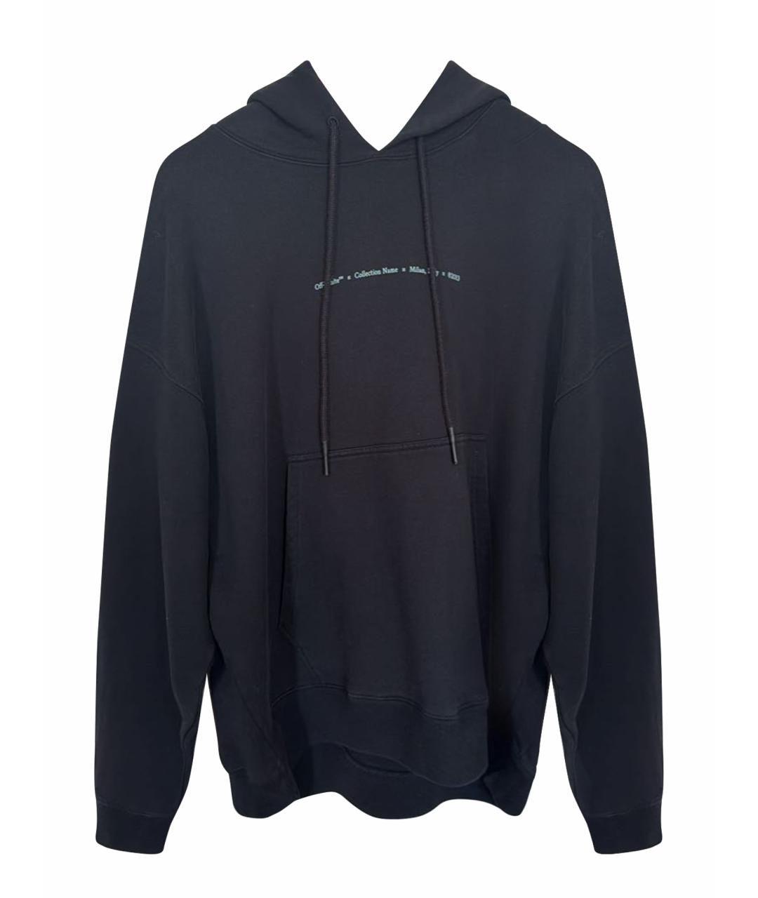 OFF-WHITE Черный хлопковый спортивный костюм, фото 1