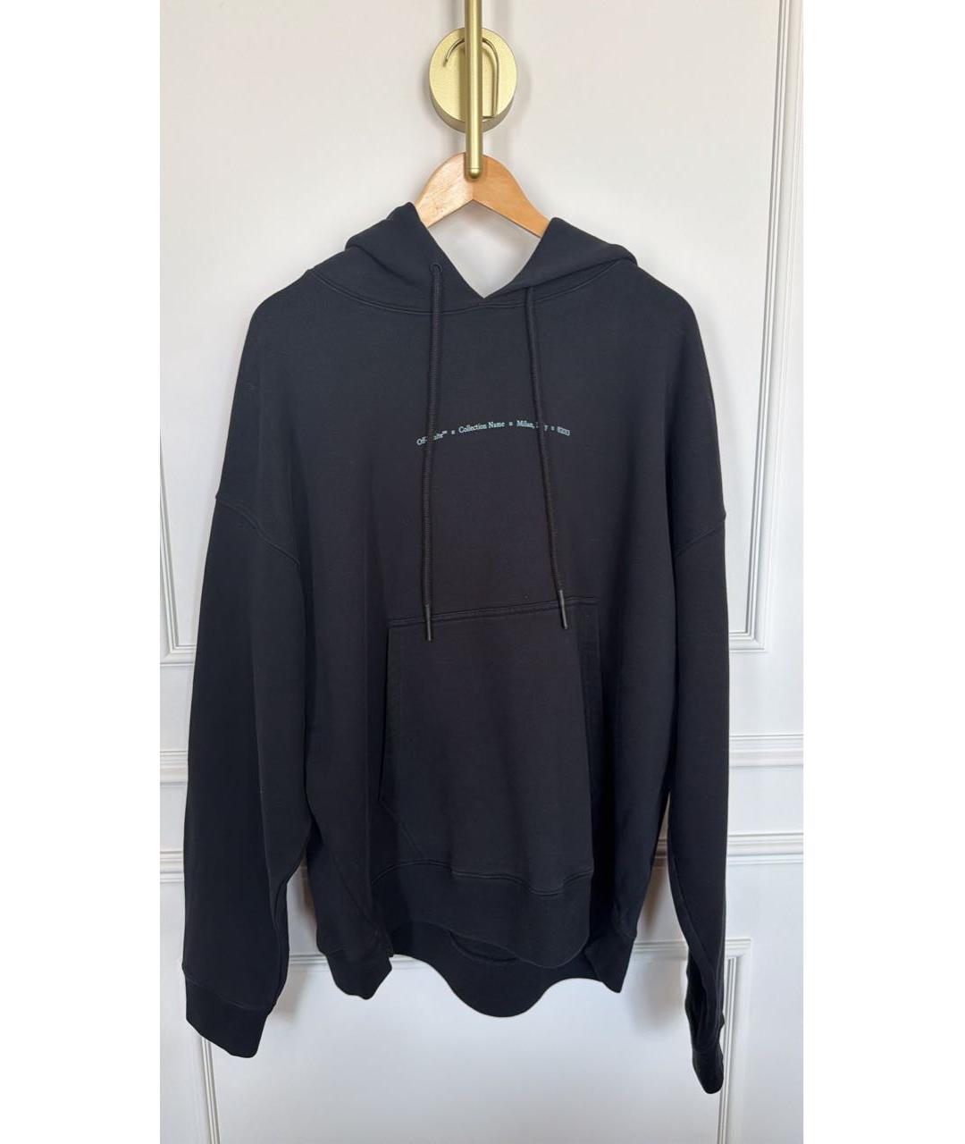 OFF-WHITE Черный хлопковый спортивный костюм, фото 6