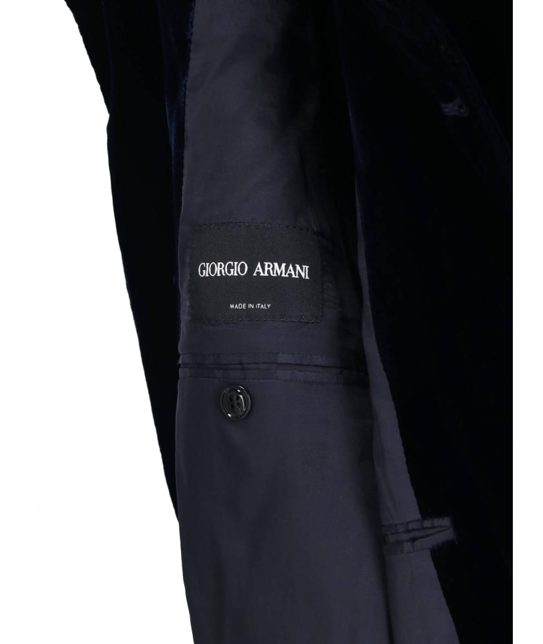GIORGIO ARMANI Синий вискозный пиджак, фото 5