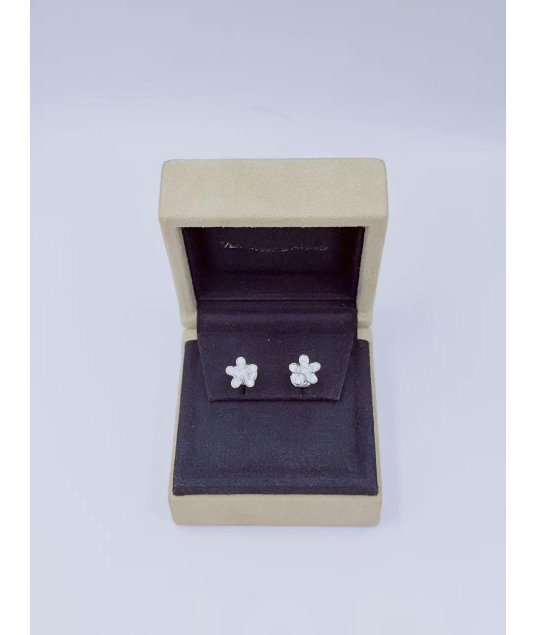VAN CLEEF & ARPELS Серебряные серьги из белого золота, фото 4