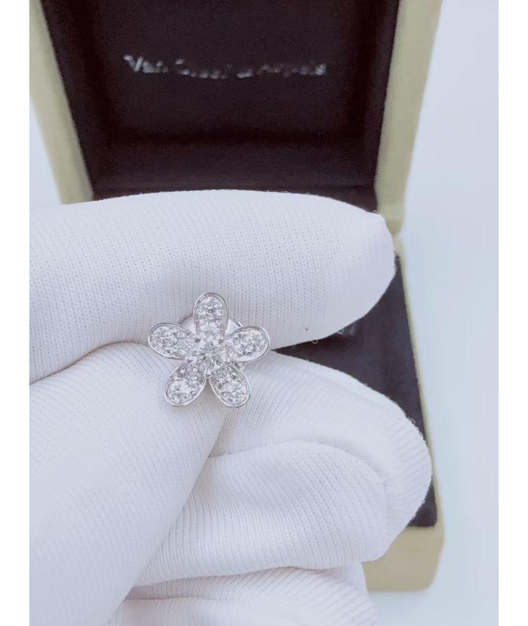 VAN CLEEF & ARPELS Серебряные серьги из белого золота, фото 3
