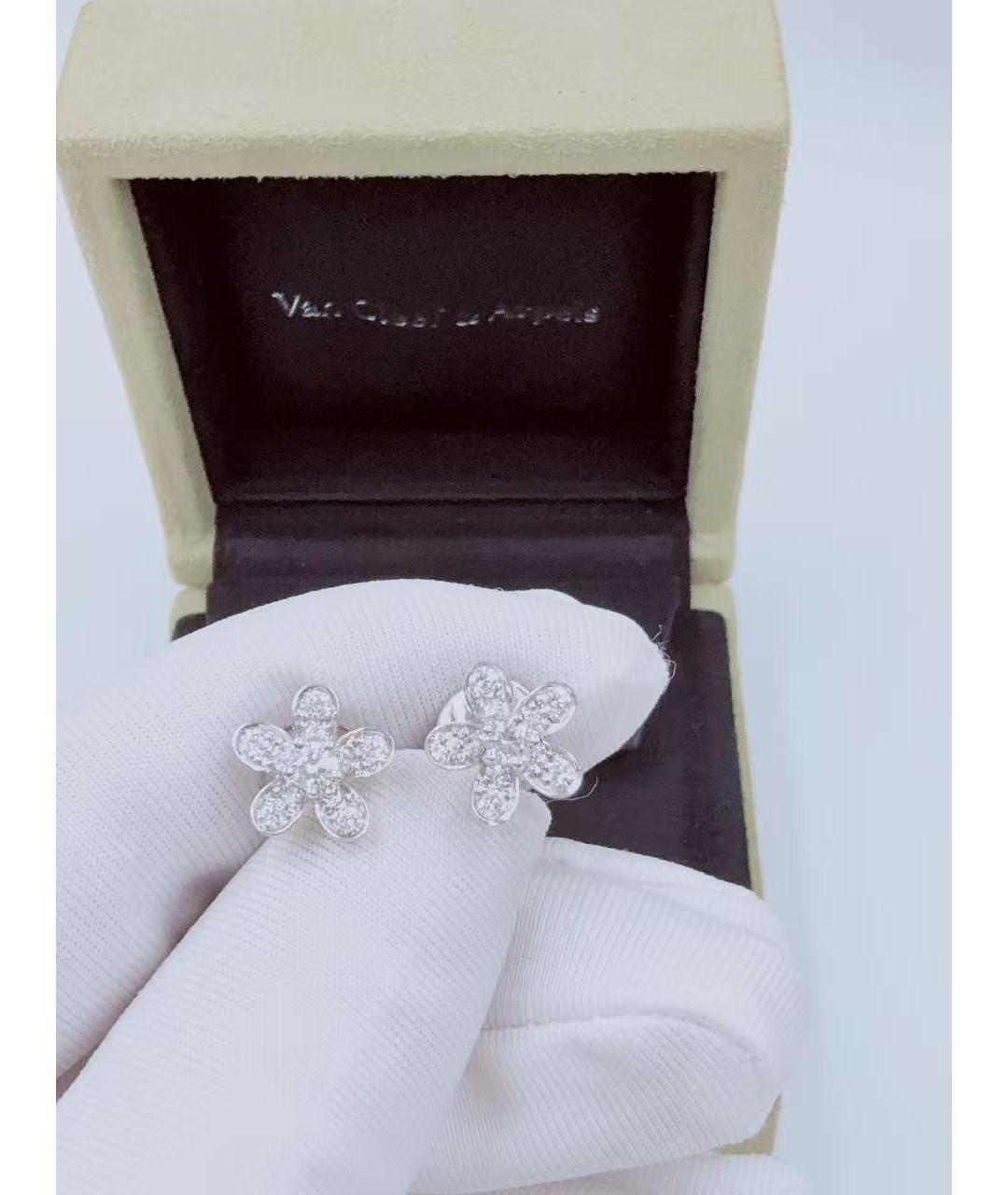 VAN CLEEF & ARPELS Серебряные серьги из белого золота, фото 2