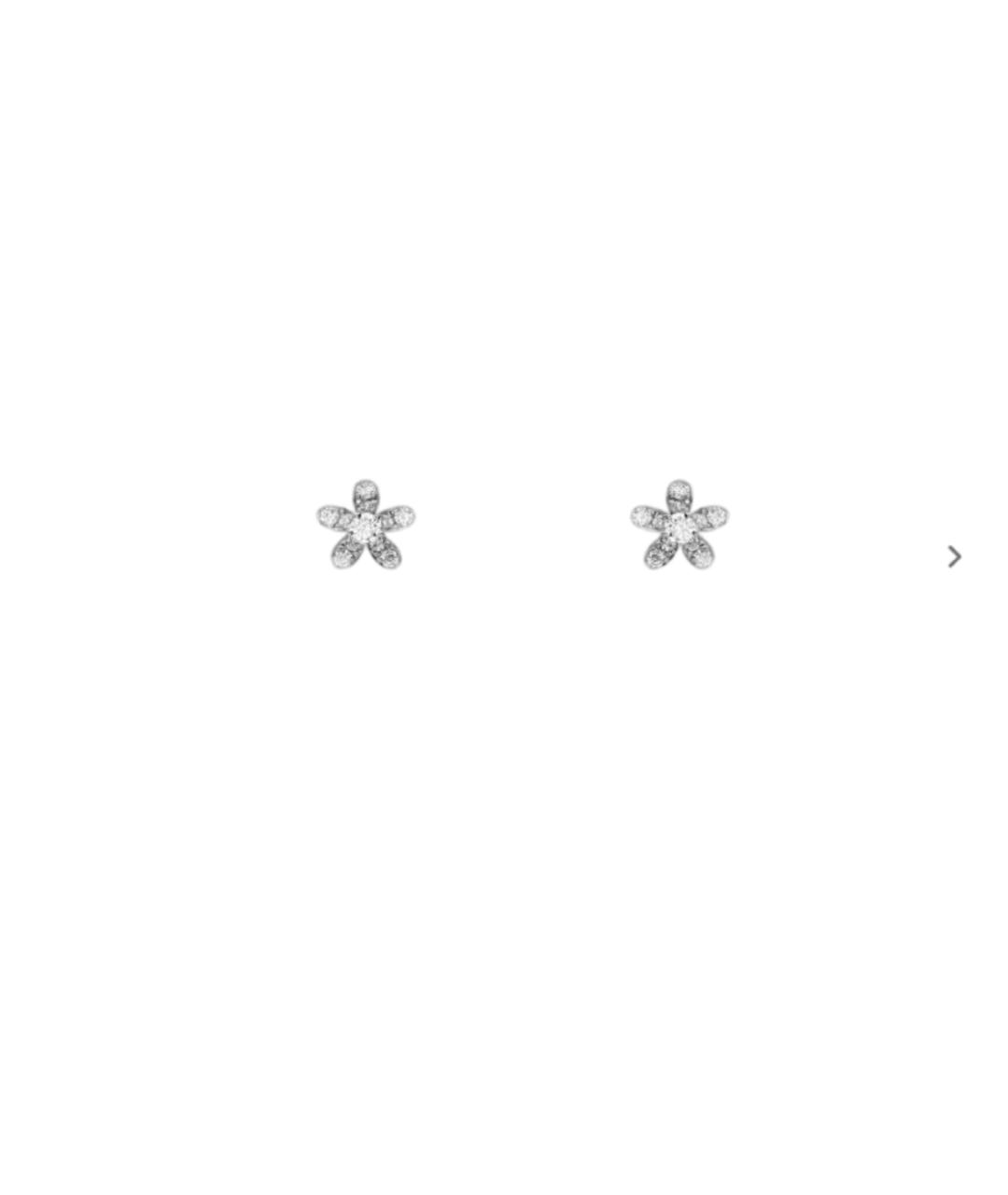 VAN CLEEF & ARPELS Серебряные серьги из белого золота, фото 5