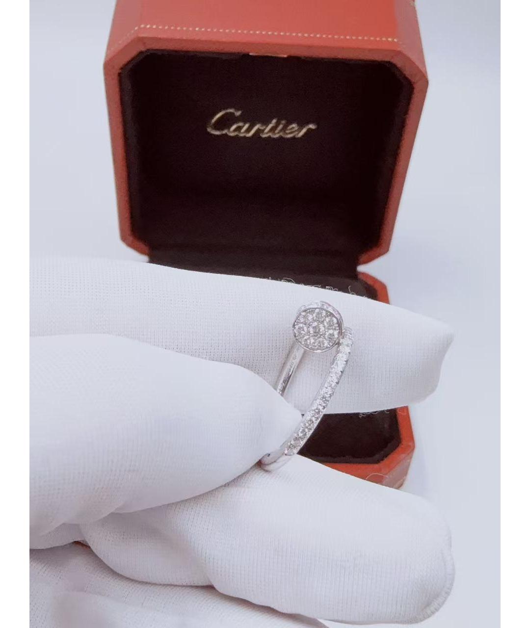 CARTIER Серебряное кольцо из белого золота, фото 4