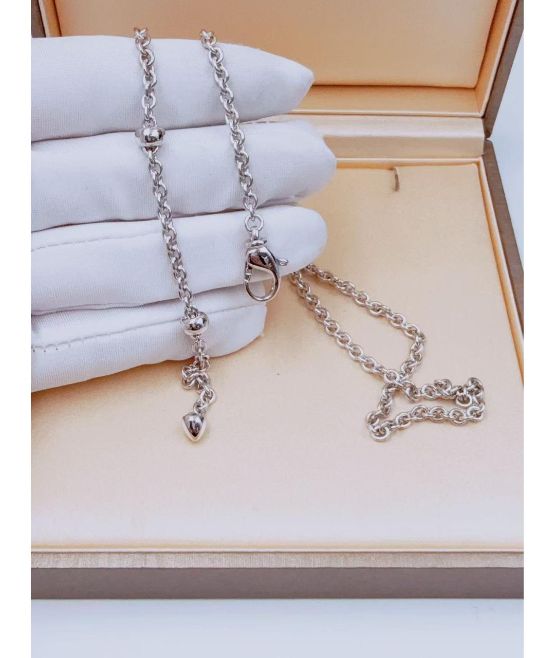 BVLGARI Серебряная подвеска из белого золота, фото 5
