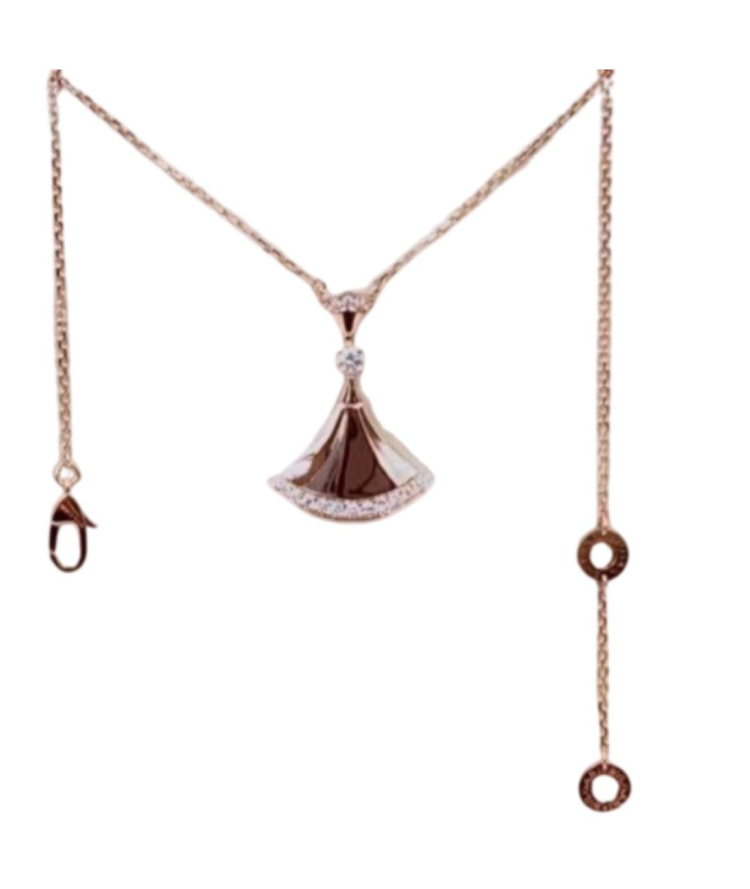 BVLGARI Золотое колье из розового золота, фото 1