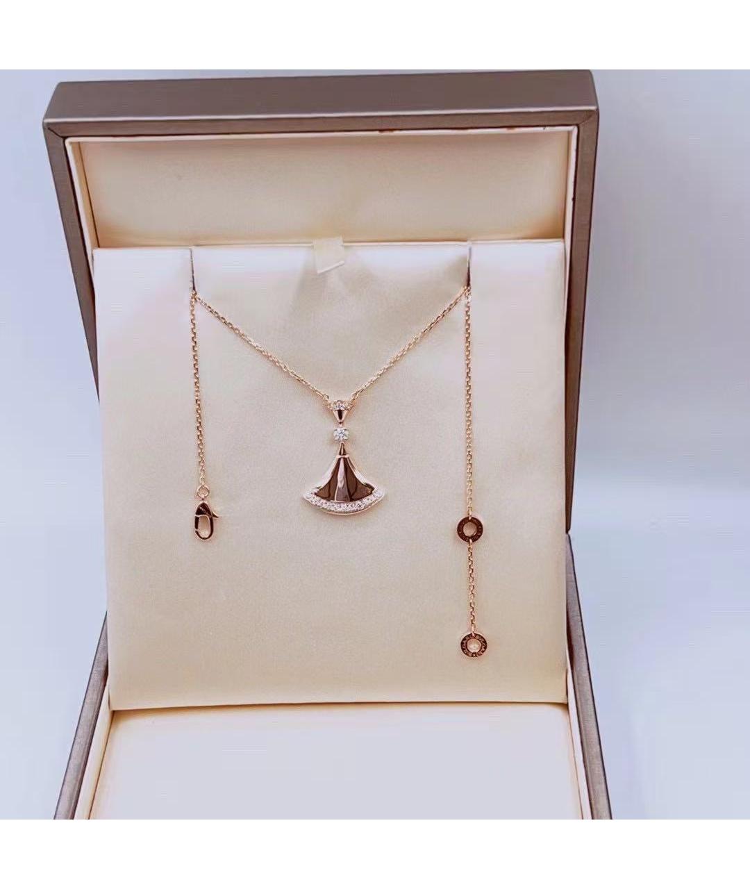 BVLGARI Золотое колье из розового золота, фото 2