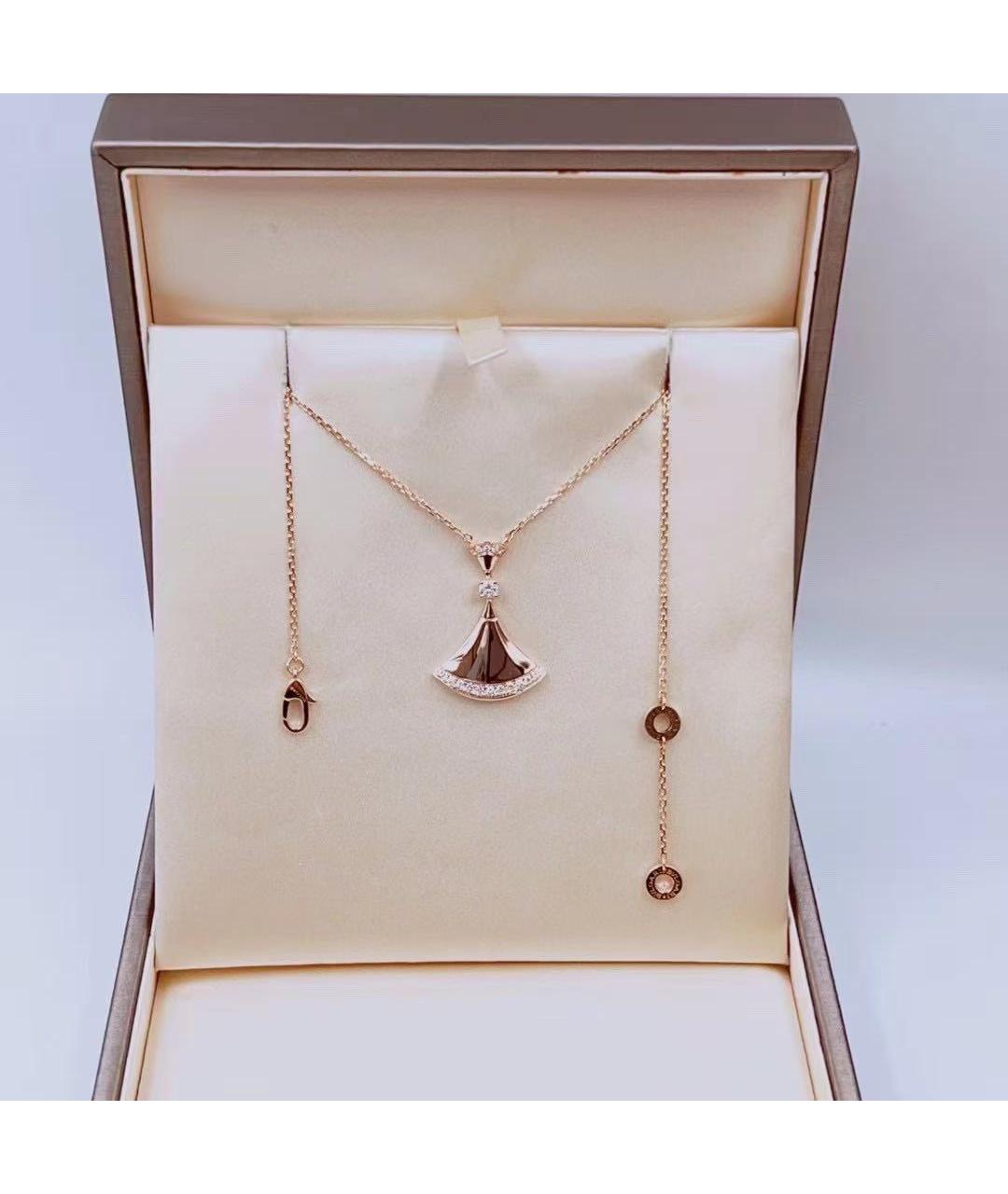 BVLGARI Золотое колье из розового золота, фото 4