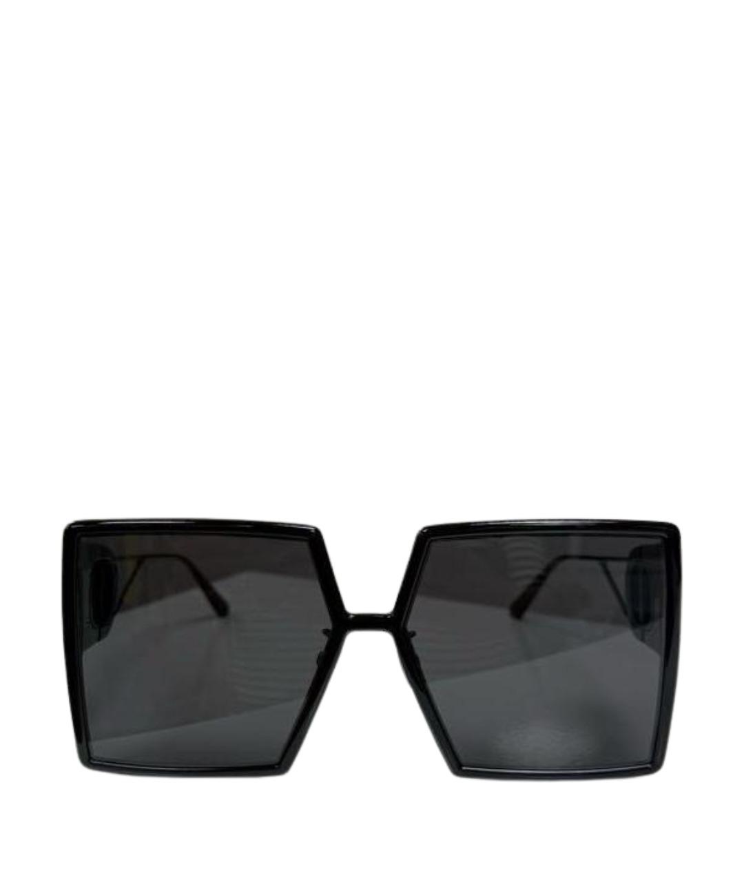 CHRISTIAN DIOR Черные пластиковые солнцезащитные очки, фото 1