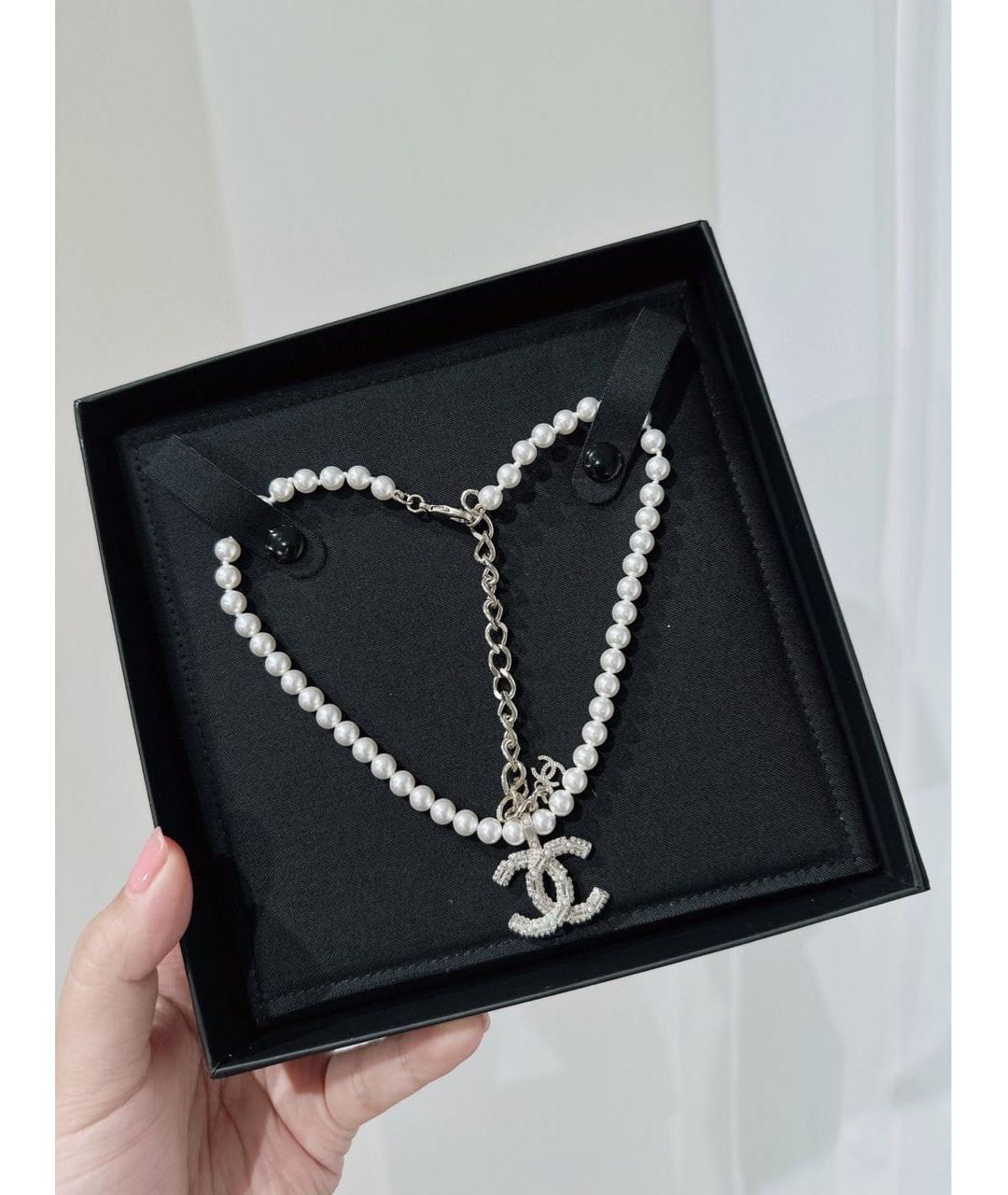 CHANEL Бежевое колье, фото 3