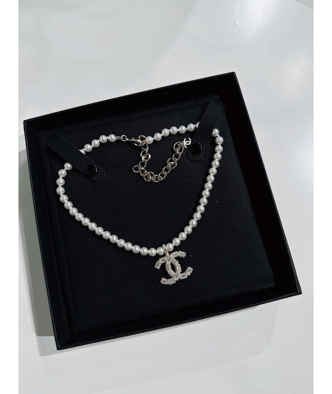 CHANEL Бежевое колье, фото 5
