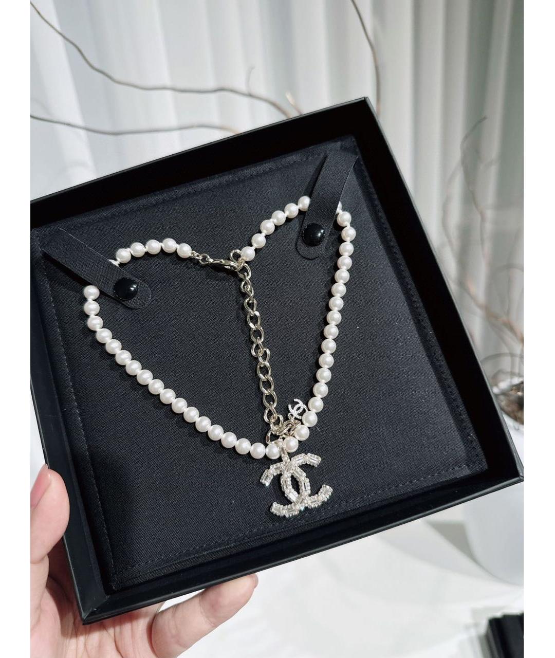 CHANEL Бежевое колье, фото 2