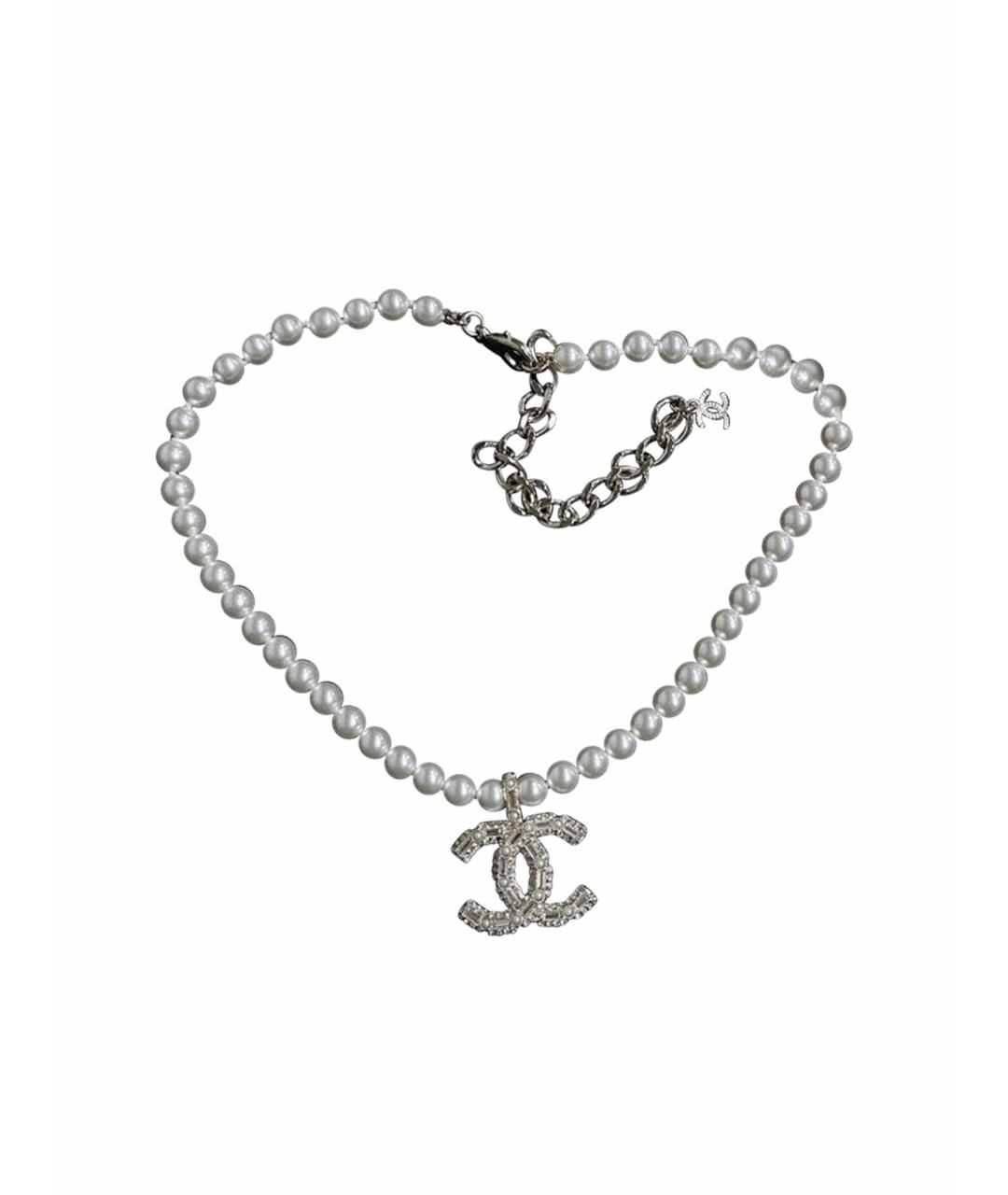 CHANEL Бежевое колье, фото 1