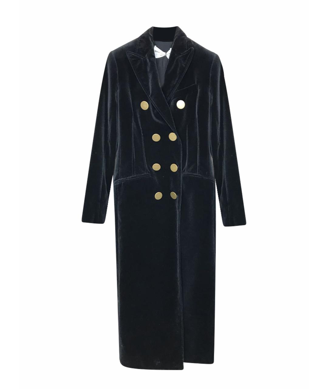 SONIA RYKIEL Черное хлопковое пальто, фото 1