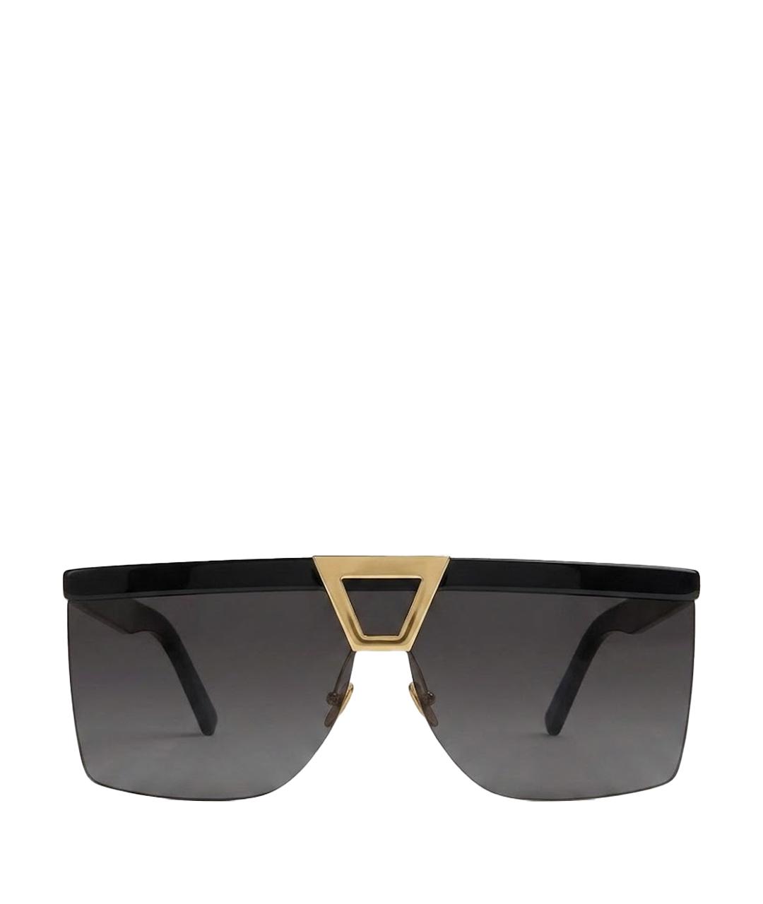 SAINT LAURENT Черные пластиковые солнцезащитные очки, фото 1