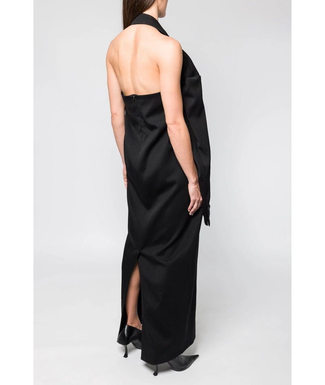 BALENCIAGA Черное вискозное платье, фото 5