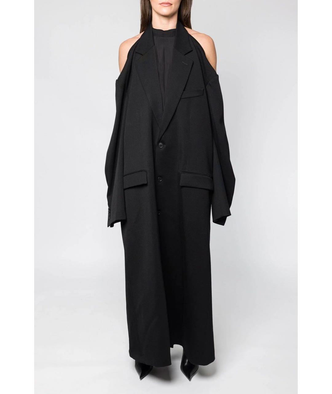 BALENCIAGA Черное вискозное платье, фото 7