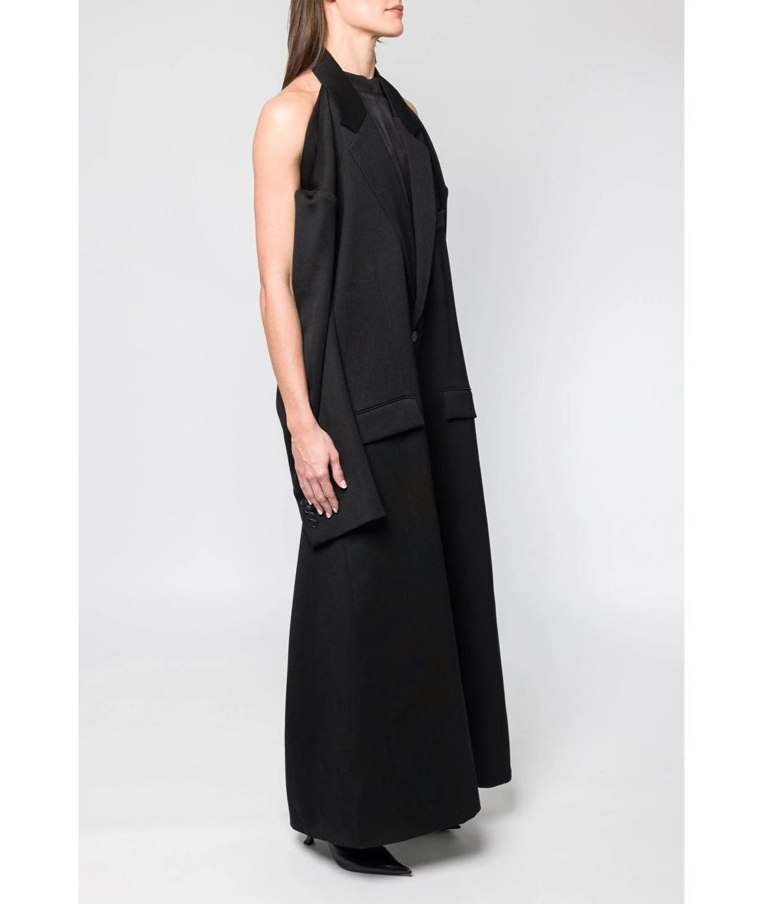 BALENCIAGA Черное вискозное платье, фото 6