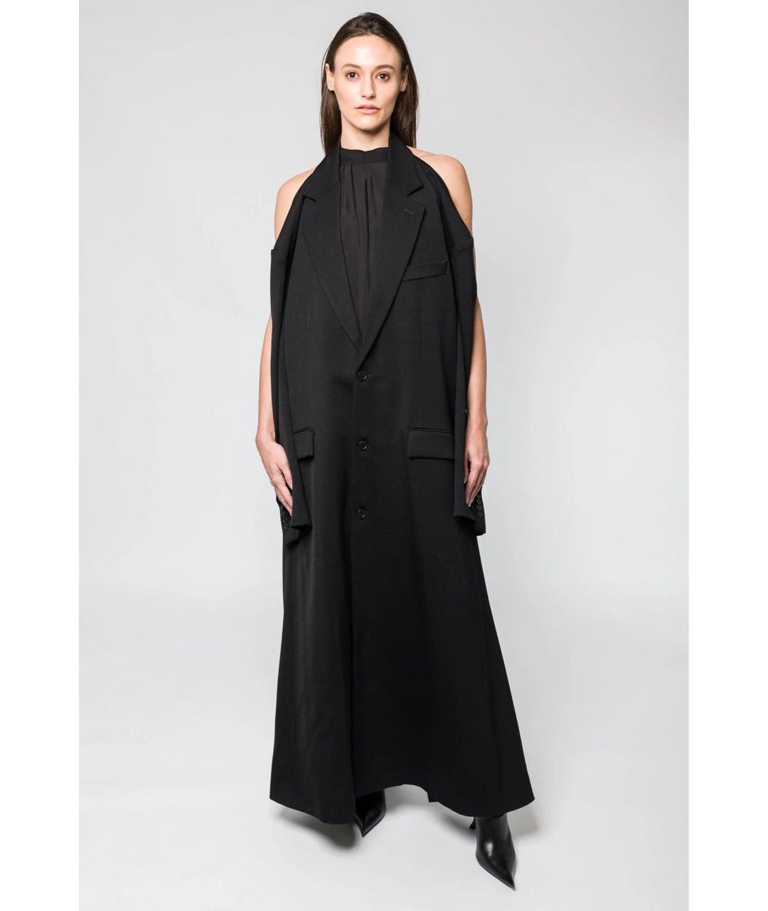 BALENCIAGA Черное вискозное платье, фото 8