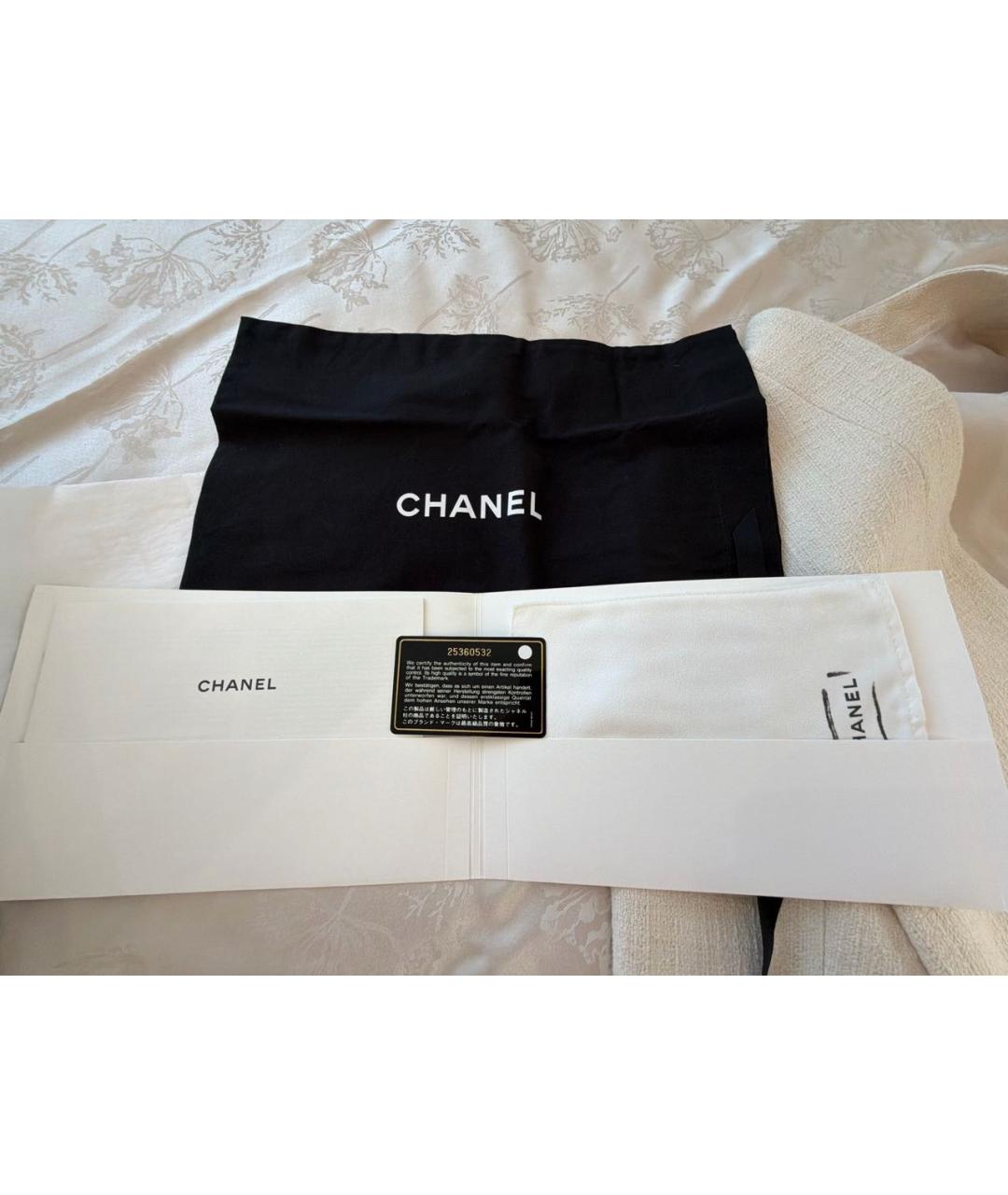 CHANEL Черная кожаная сумка через плечо, фото 3