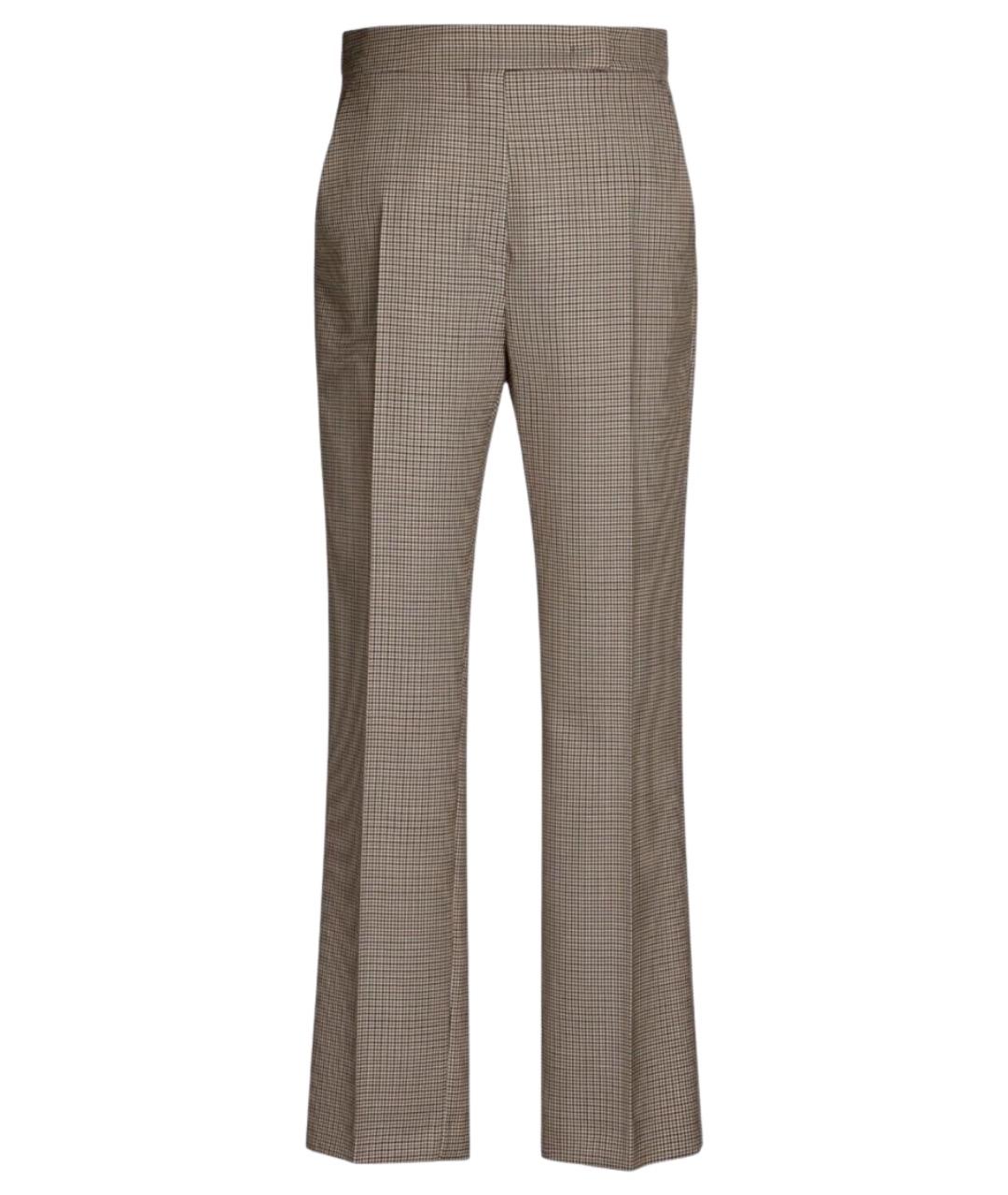 MAX MARA Мульти шерстяные прямые брюки, фото 1