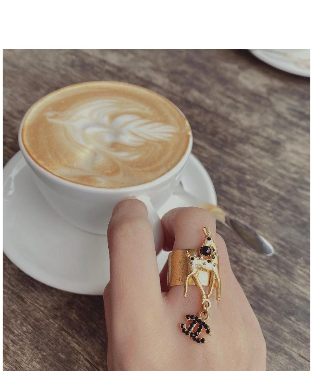 CHANEL Золотое кольцо, фото 4