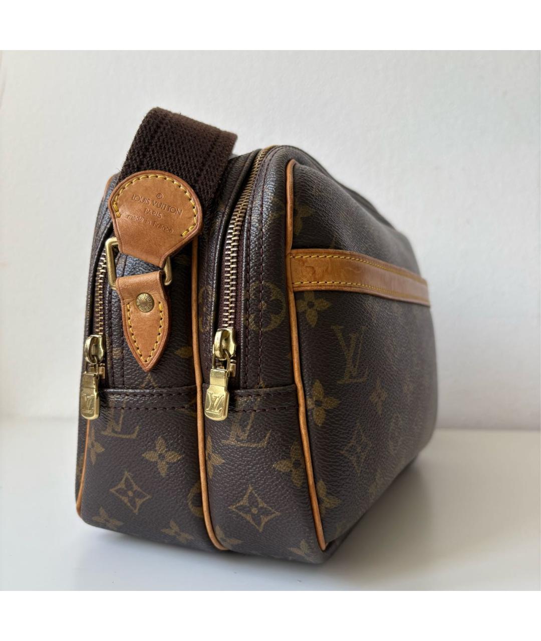 LOUIS VUITTON Коричневая сумка на плечо из канвы, фото 2