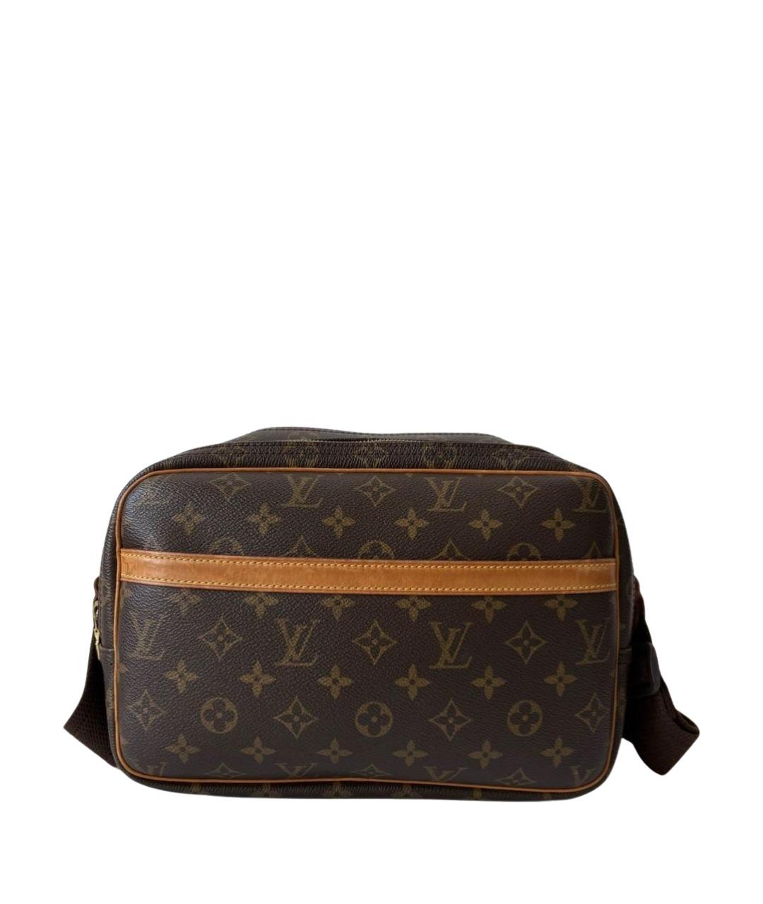LOUIS VUITTON Коричневая сумка на плечо из канвы, фото 1