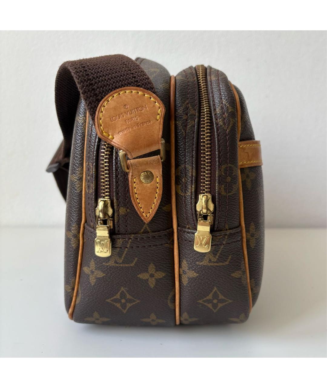 LOUIS VUITTON Коричневая сумка на плечо из канвы, фото 5