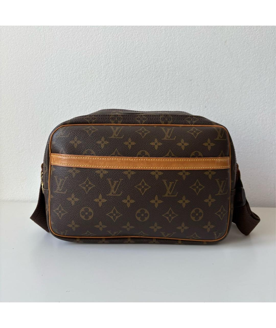 LOUIS VUITTON Коричневая сумка на плечо из канвы, фото 7