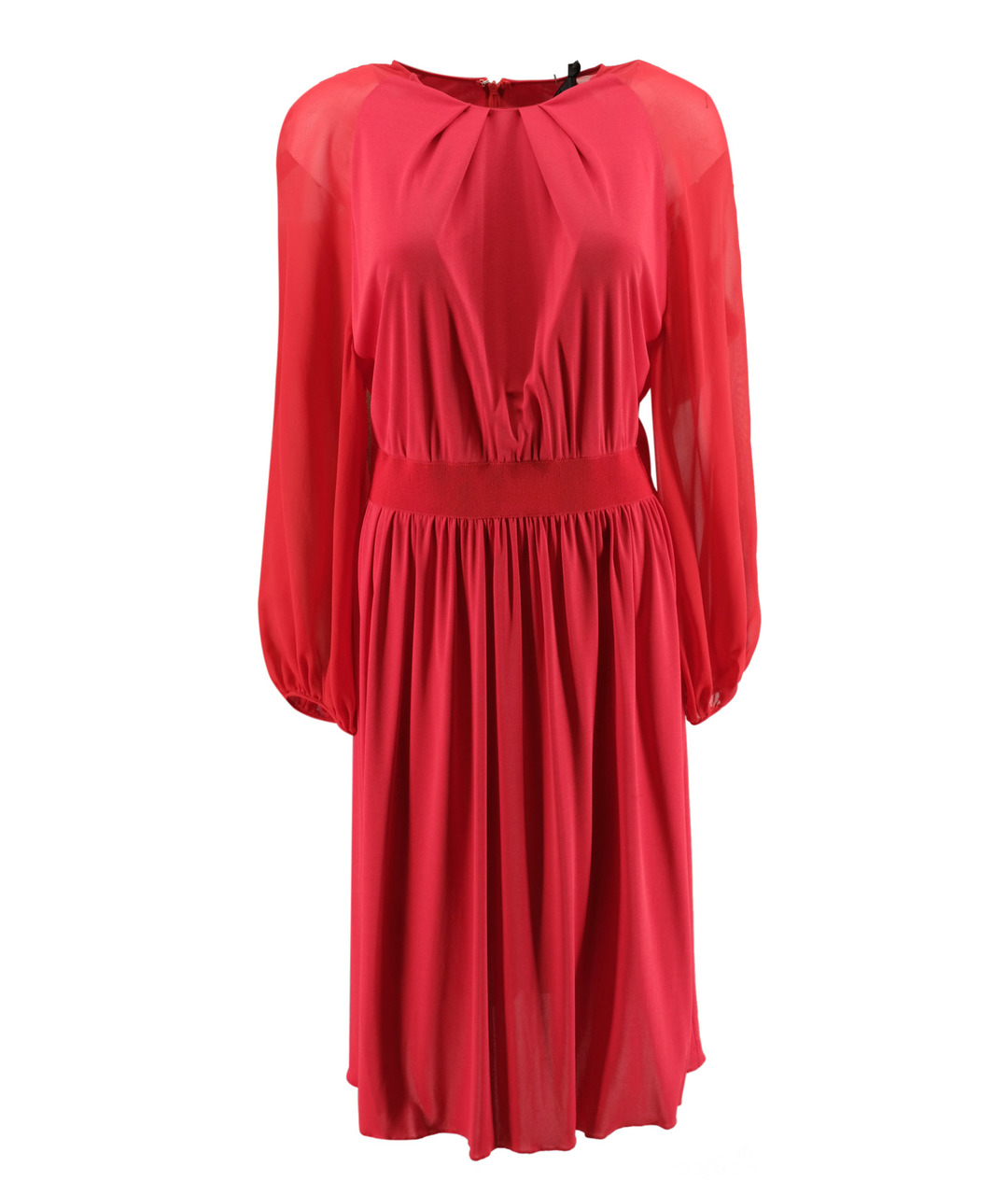GIAMBATTISTA VALLI Красное вискозное повседневное платье, фото 1
