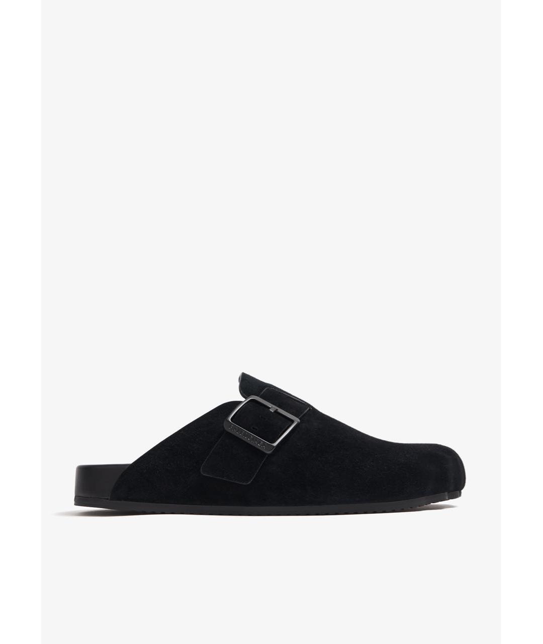 BALENCIAGA Черные замшевые мюли, фото 8