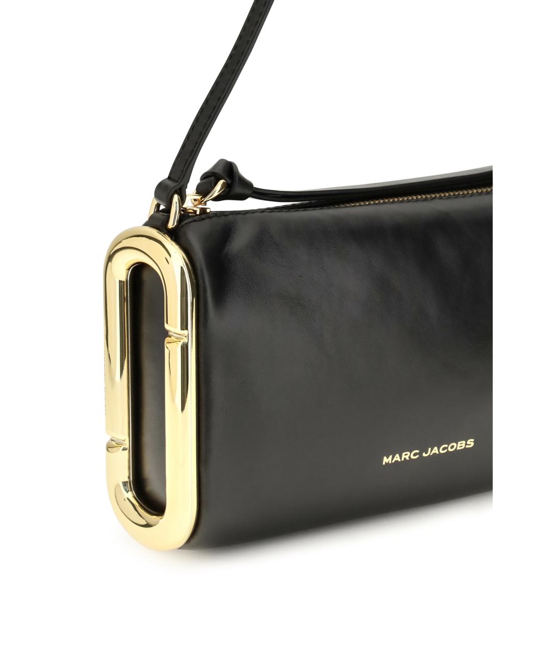 MARC JACOBS Черная кожаная сумка через плечо, фото 4