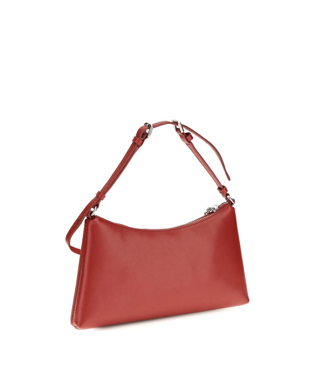 MARC JACOBS Красная кожаная сумка с короткими ручками, фото 3