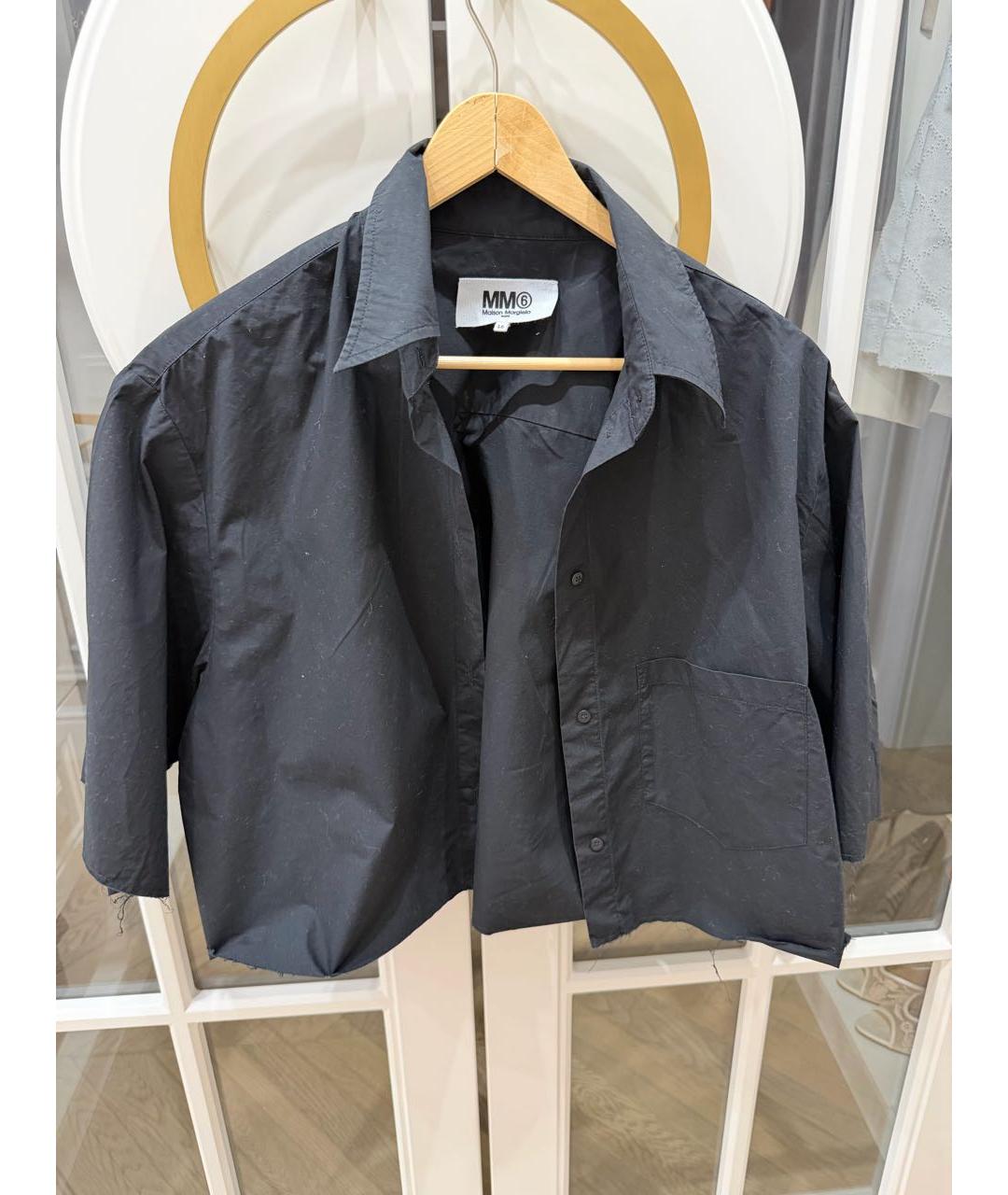 MM6 MAISON MARGIELA Черная рубашка/блузка, фото 6