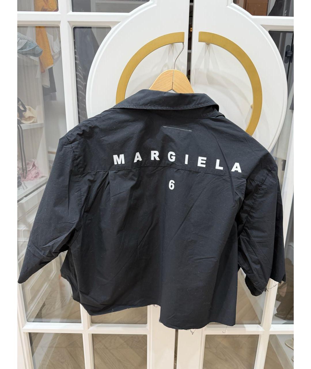 MM6 MAISON MARGIELA Черная рубашка/блузка, фото 4