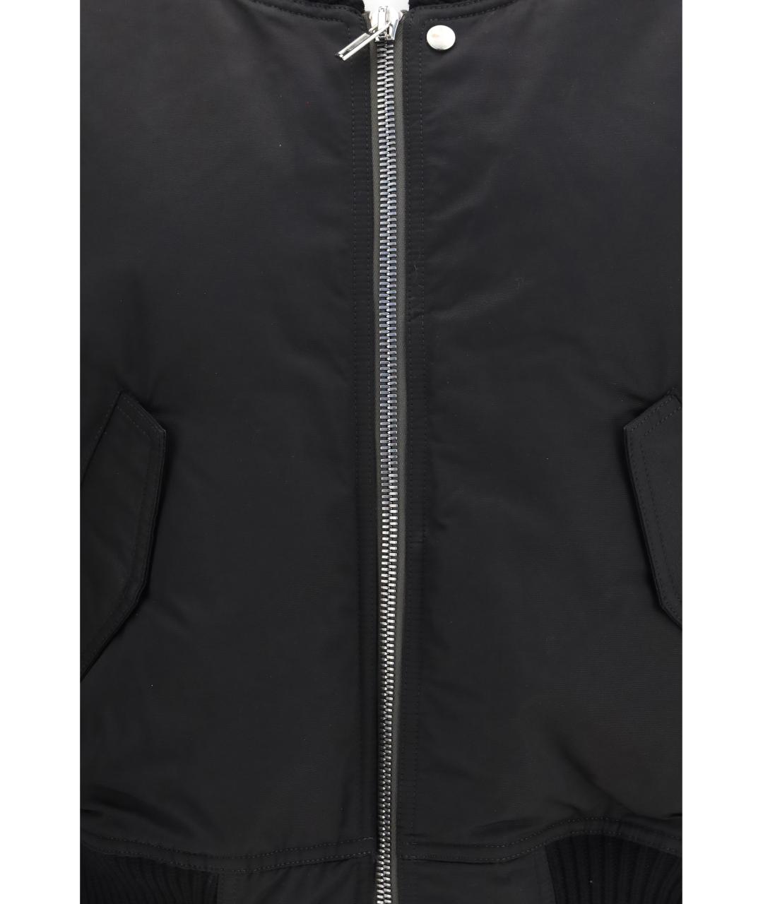 RICK OWENS Черная синтетическая куртка, фото 3