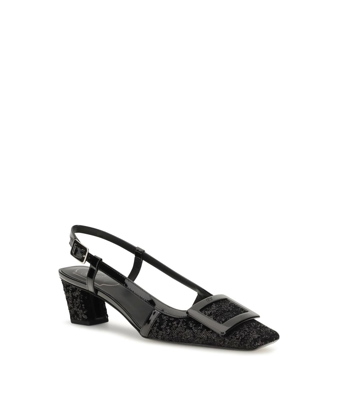 ROGER VIVIER Черные кожаные туфли, фото 2