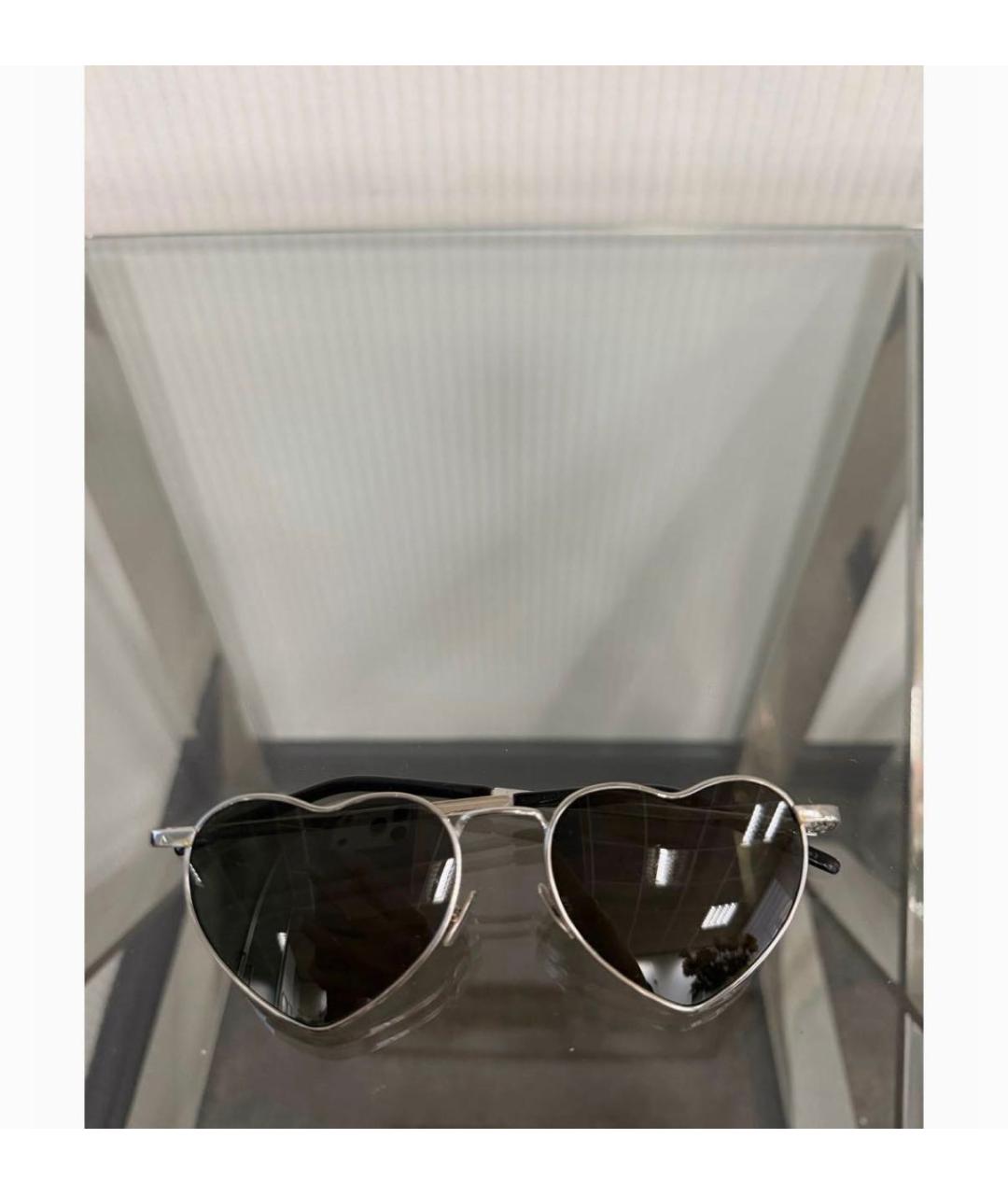 SAINT LAURENT Черные солнцезащитные очки, фото 3