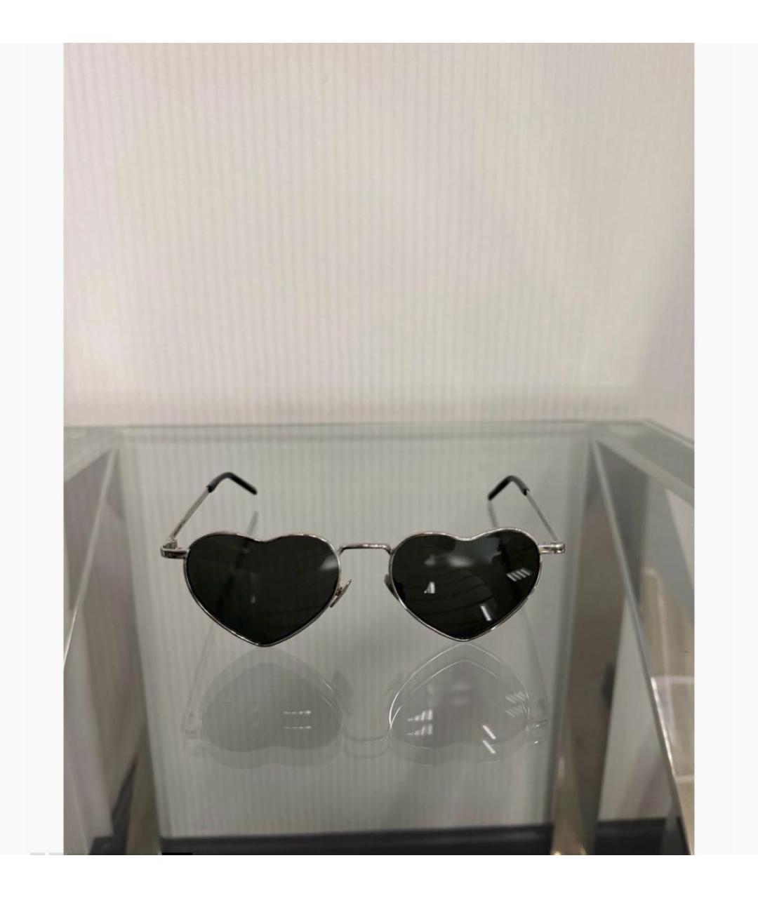 SAINT LAURENT Черные солнцезащитные очки, фото 8