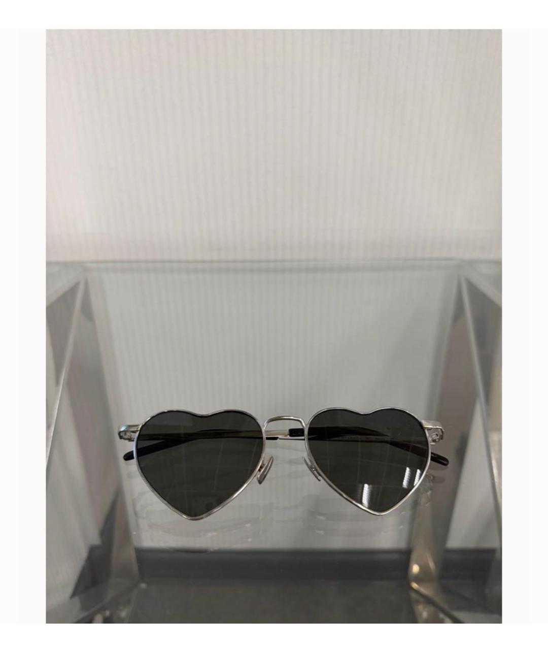 SAINT LAURENT Черные солнцезащитные очки, фото 2