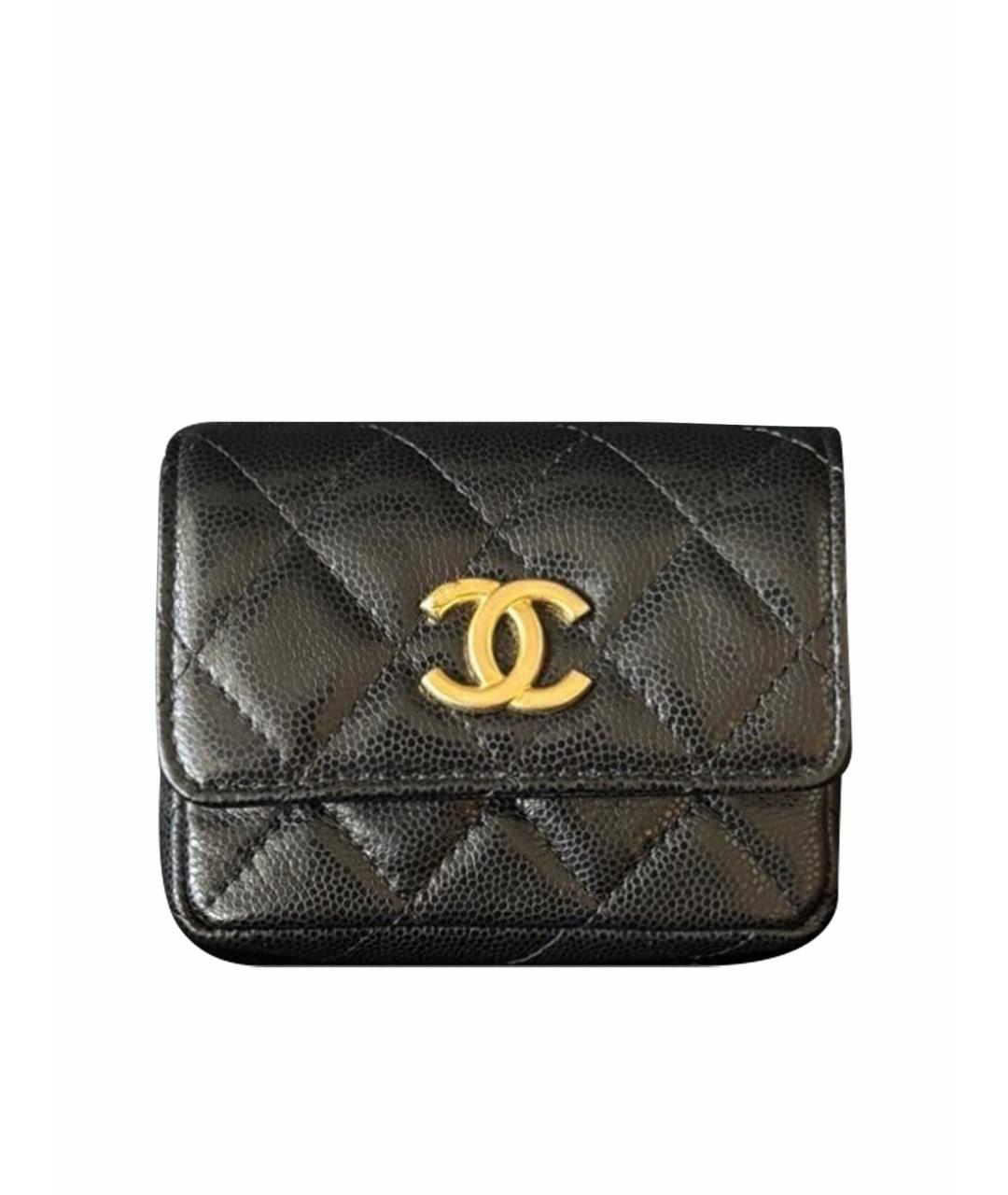 CHANEL Черная кожаная поясная сумка, фото 1